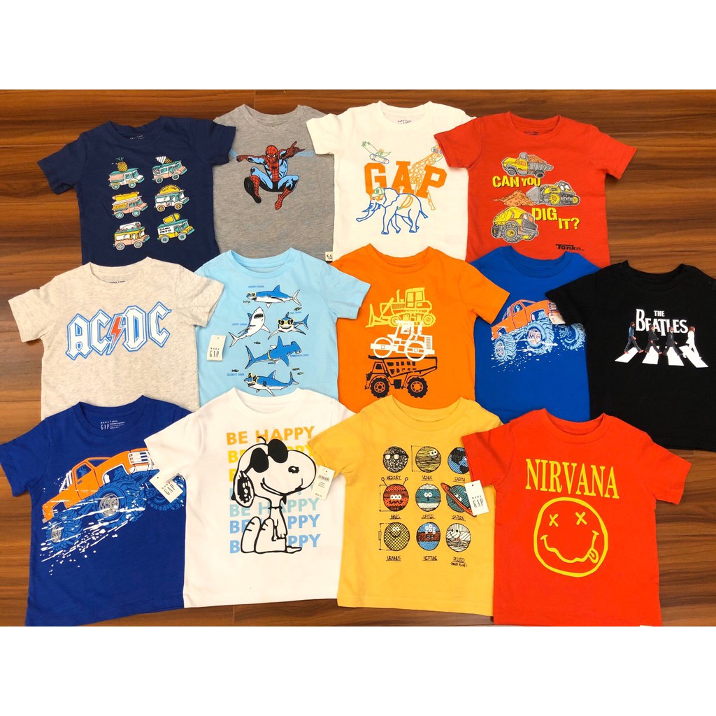 Set 3 áo bé trai Baby Gap 1-5 tuổi