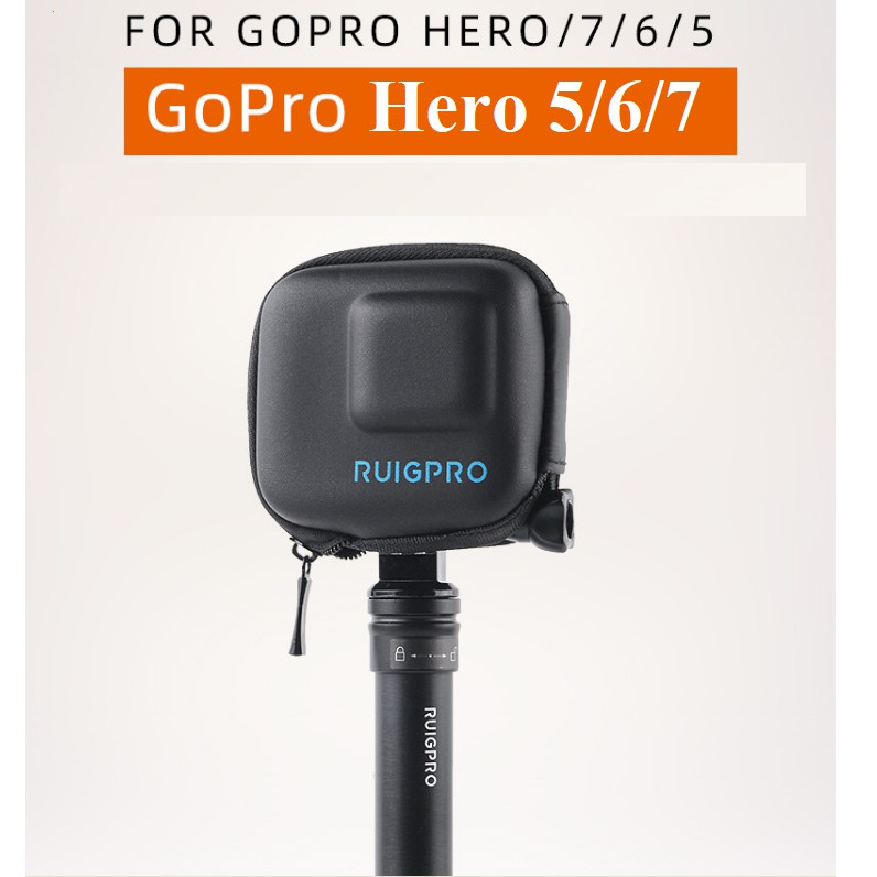 Hộp đựng và bảo vệ gopro 8 / 5 / 6 / 7 logo Ruigpro chống va đập cho thiết bị