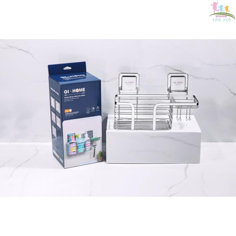 Kệ Nhà Tắm Đa Năng Dán Tường Cao Cấp Gi82002 (NhaXinh)