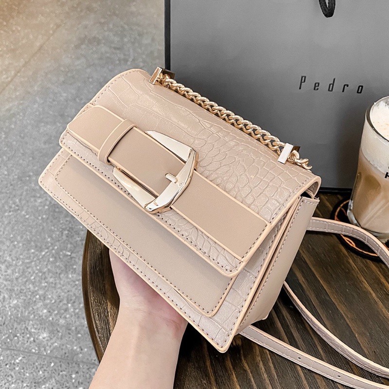 👜👜 TÚI NỊT MINI SANG CHẢNH [KEM] 🌈🌈 | BigBuy360 - bigbuy360.vn