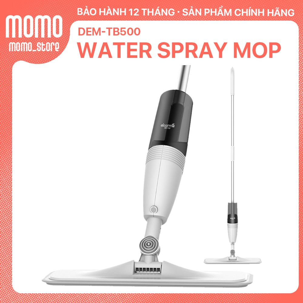 |MÃ STORMOMO1 giảm 8k| Cây Lau Nhà Phun Nước Deerma Water Spray Mop - TB500 - Hàng Chính Hãng