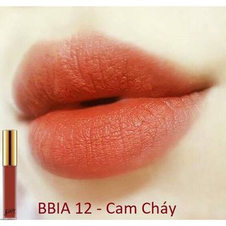 (HÀNG AUTH) Son Kem Lì BbiA Last Velvet Lip Tint #12 Cam cháy