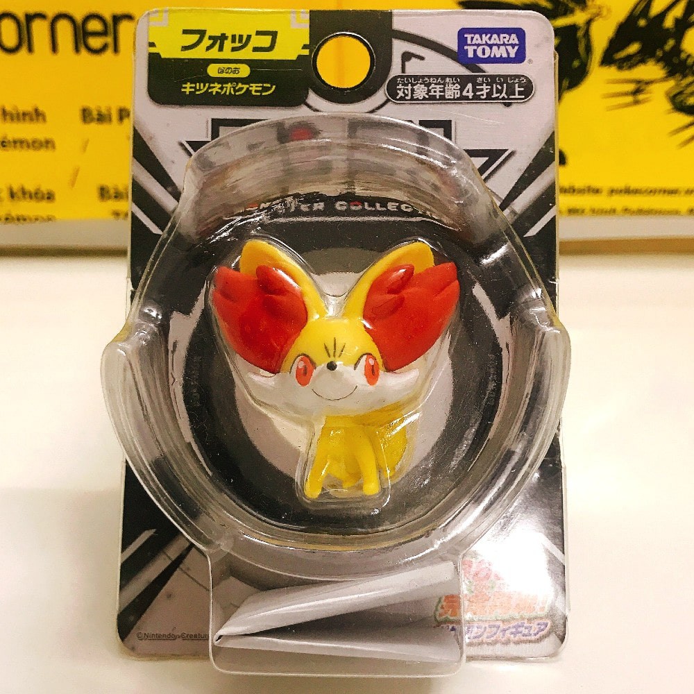 Mô Hình Pokemon Fennekin starter Gen 6 Kalos chính hãng Takara TOMY Nhật Bản  Standard Size 4cm
