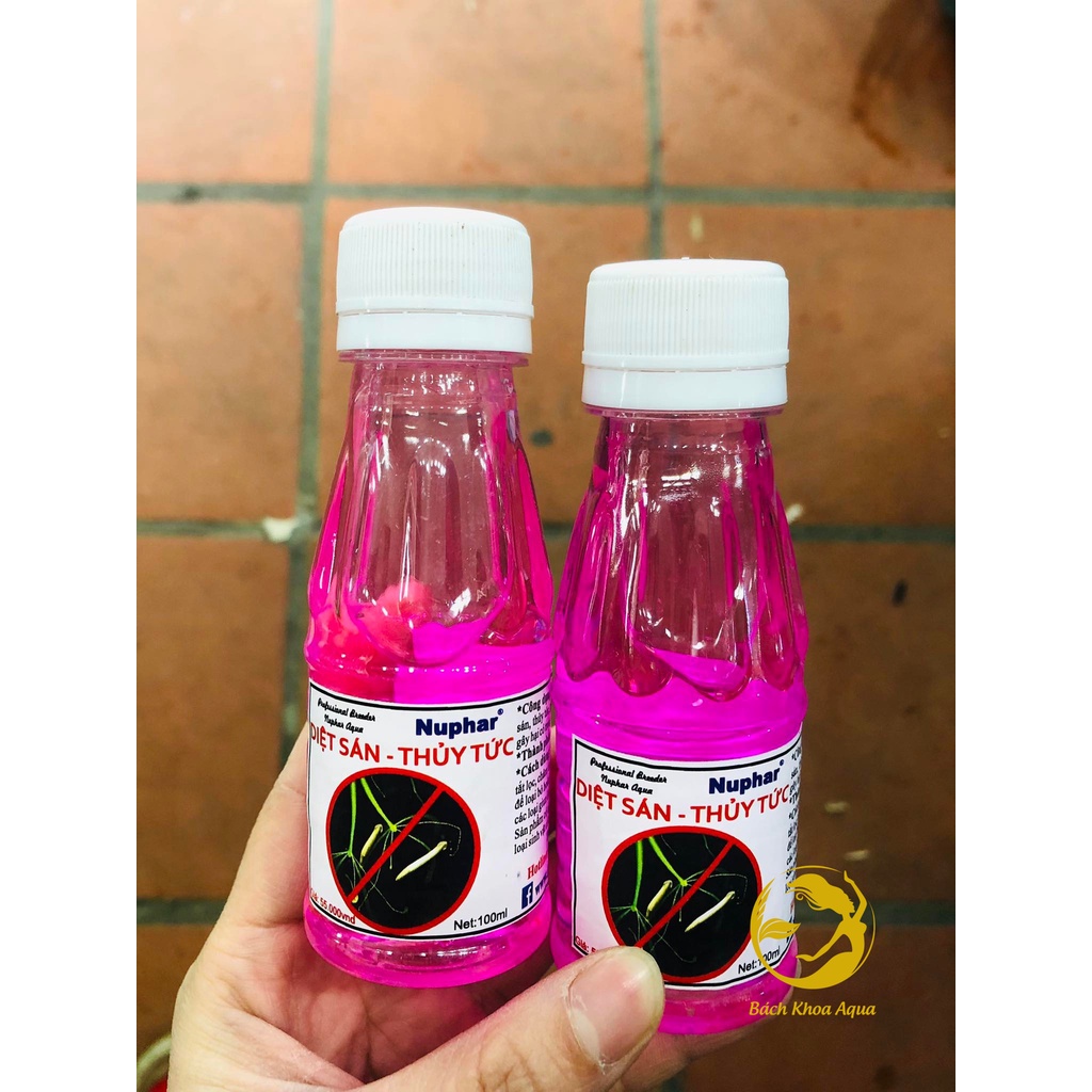 Dung dịch diệt sán thủy tức Nuphar cho bể cá thủy sinh