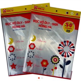Bọc sách và vở Hồng Hà