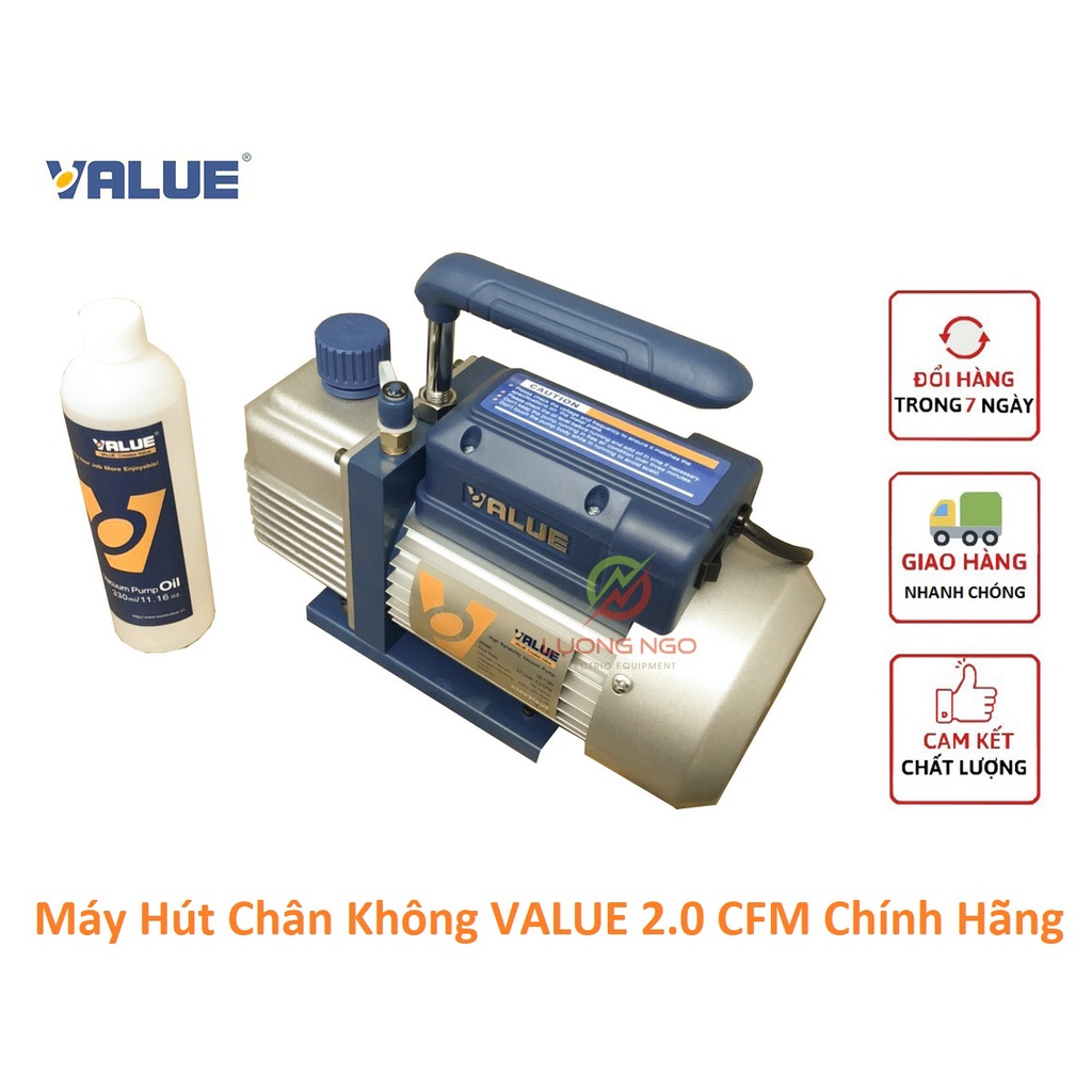 Máy hút chân không VALUE 2.0 CFM chính hãng