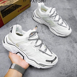 Giày thể thao nam chính hãng chính hãng PATOMI, giày sneaker nam tăng chiều cao phong cách ulzzang -G194