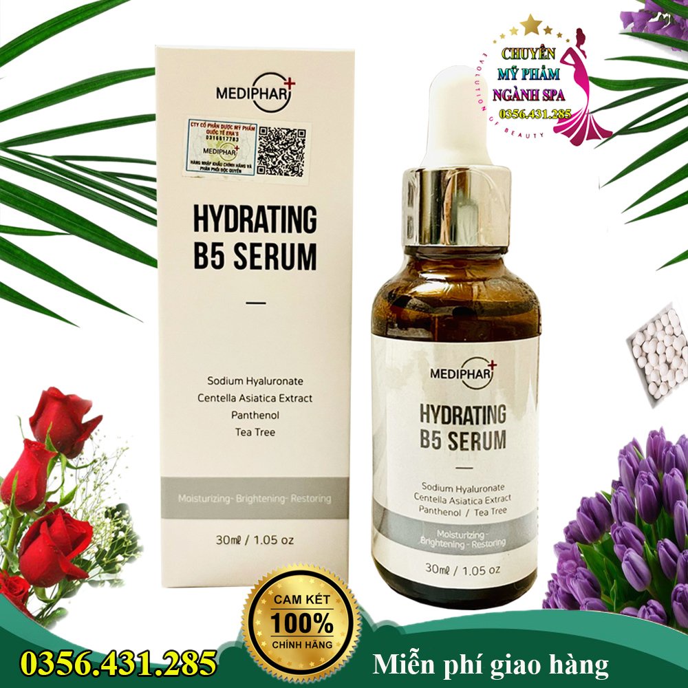 [HÀNG CÔNG TY]Serum Dưỡng Cấp Ẩm Phục Hồi Trắng Sáng Da Mờ Thâm Sạm Nám Cấp Nước Chống Lão Hóa Da MEDIPHAR+ HYDRATING B5 | BigBuy360 - bigbuy360.vn