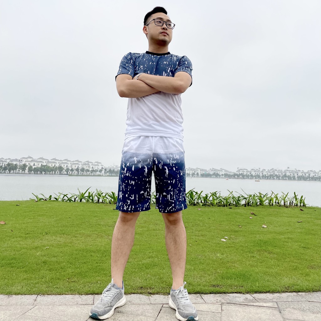 Bộ thể thao nam⚡𝑯𝑶𝑻 𝑵𝑯𝑨̂́𝑻 2021⚡trẻ trung năng động thoáng mát màu vảy sơn hàng Quảng Châu cao cấp PROMAXFIT
