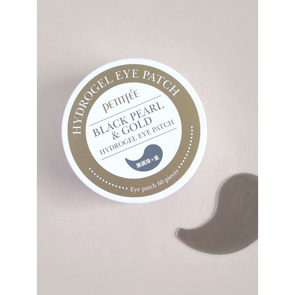 Mặt nạ mắt Petitfee Black Pearl & Gold Hydrogel Eye Patch (60 miếng)