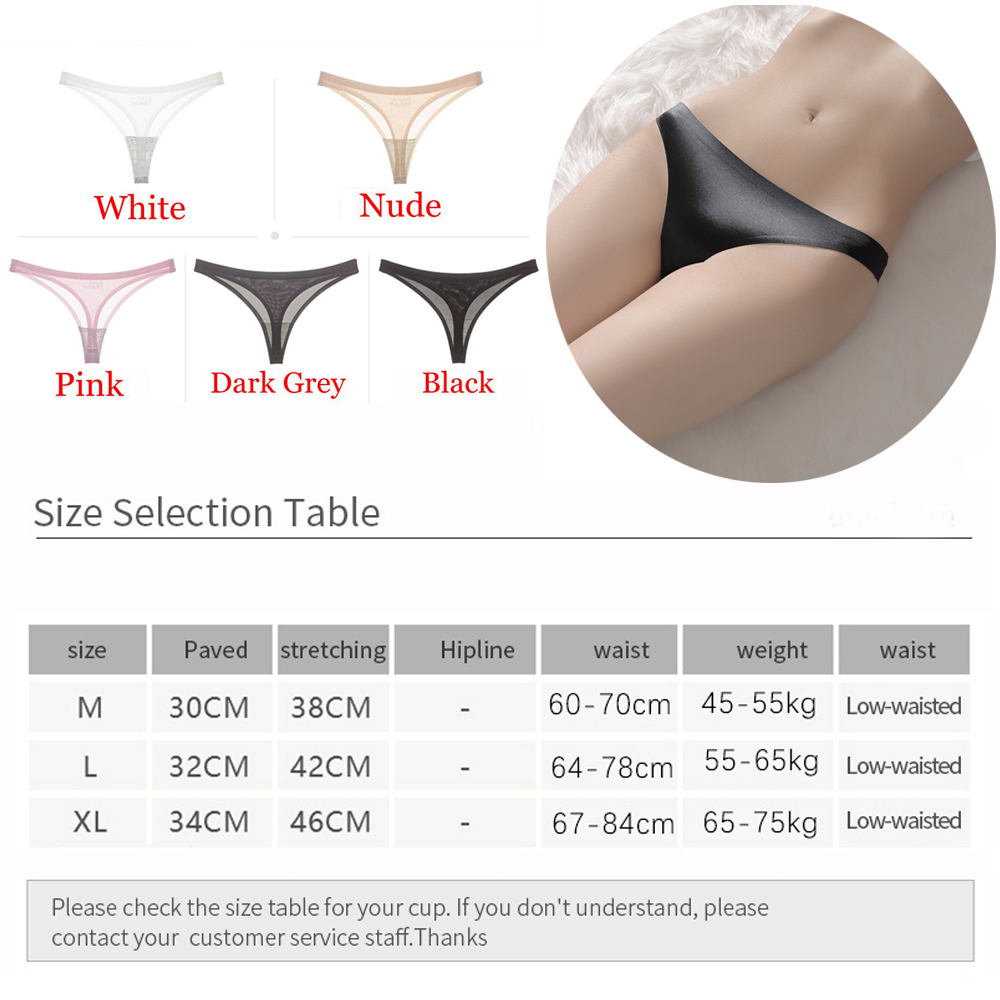 Quần Lót Lụa Lạnh Không Đường May Lưng Thấp Nhiều Màu Quyến Rũ Thời Trang Cho Nữ