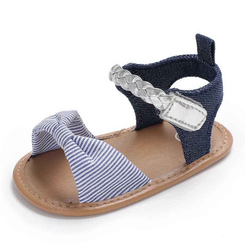 Giày Sandal xỏ ngón chống trượt cho bé gái từ 0-12 tháng tuổi