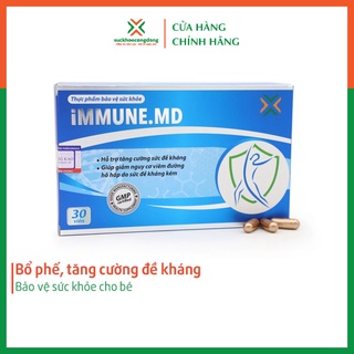 Viên uống IMMUNE.MD hộp 30 viên – Nâng cao miến dịch cho bé và cả nhà