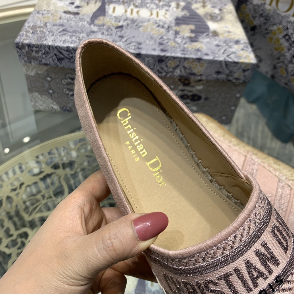 Không Hộp Mới Của Phụ Nữ Galaville Espadrilles Cotton Thêu Chỉ Kim Loại