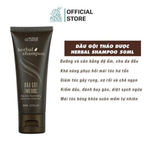 COMBO Dầu Gội - Xả ( 50ml ) Thảo Dược HERBAL SHAMPOO & HERBAL_CONDITIONER  Phục Hồi Nuôi Dưỡng Bảo Vệ Da Đầu| 2 chai 50m