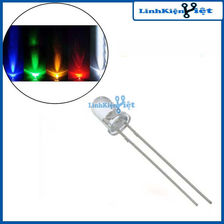 Túi 1000 bóng led đơn siêu sáng 3mm (ánh sáng tinh khôi)