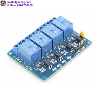 Module 4 Relay 5V Kích Mức Thấp Có Opto