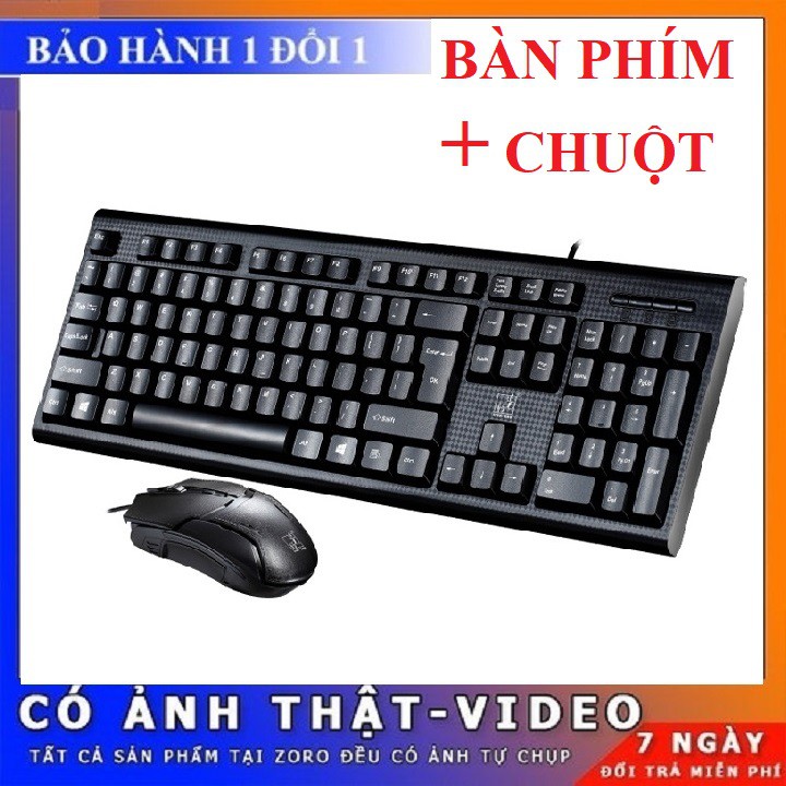 [ GIẢ HỦY DIỆT ]Bộ Bàn Phím Và Chuột Q9 Chất Lượng Cao Đa Dụng- thiết kế chắc chắn, bấm êm, nhạy