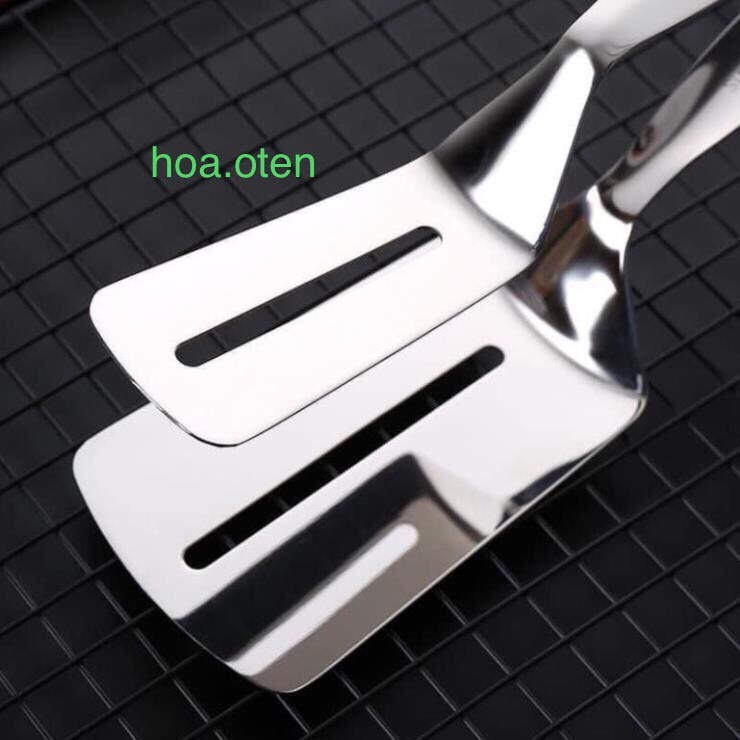 Kẹp lật đồ ăn kẹp Inox chống gỉ chuyên dùng Rán Nướng Xúc Pizza tiện lợi