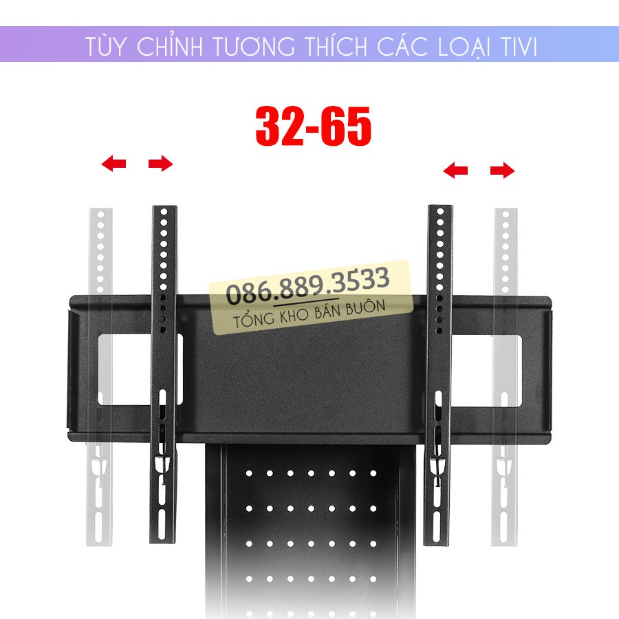 Kệ Giá Treo Tivi Di Động HB75 32 - 65 Inch - Giá Treo Tivi Hội Nghị Có Bánh Xe Di Dộng -