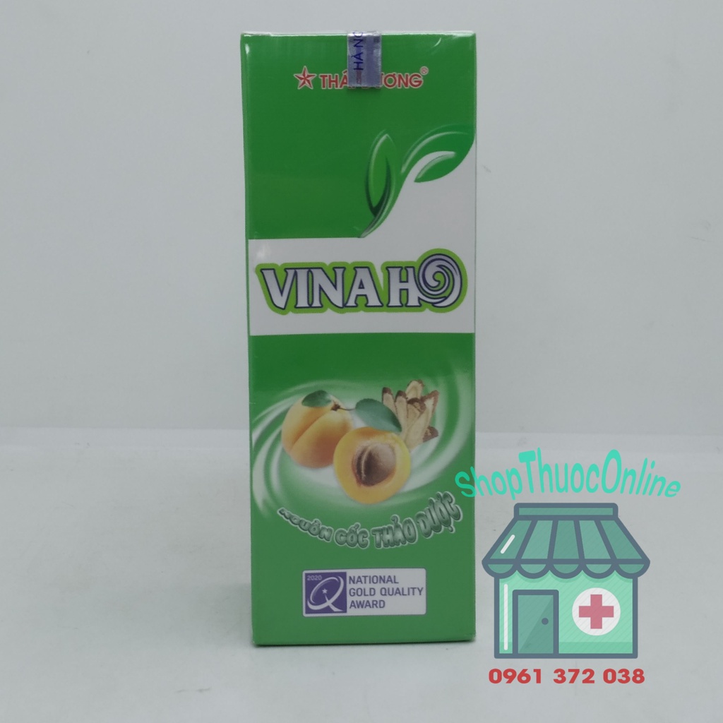 Siro VINAHO Sao Thái Dương - Bổ phế, hỗ trợ làm giảm các chứng ho chai 100ml