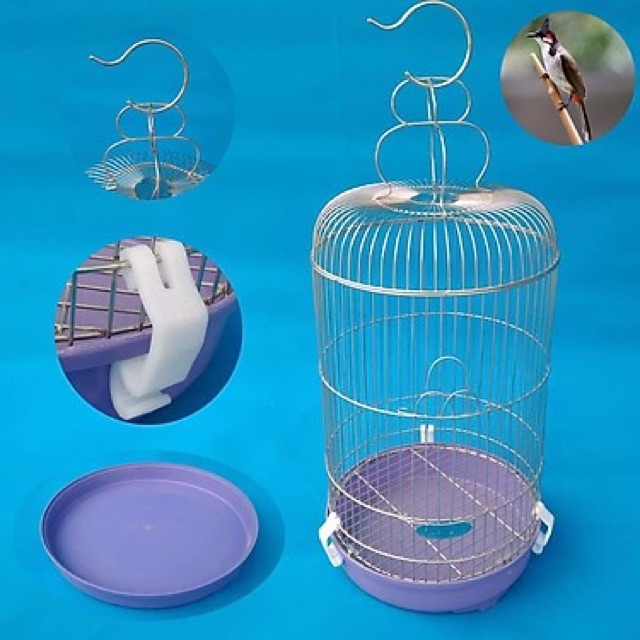 Lồng inox 4 vanh chào mào , choè than,