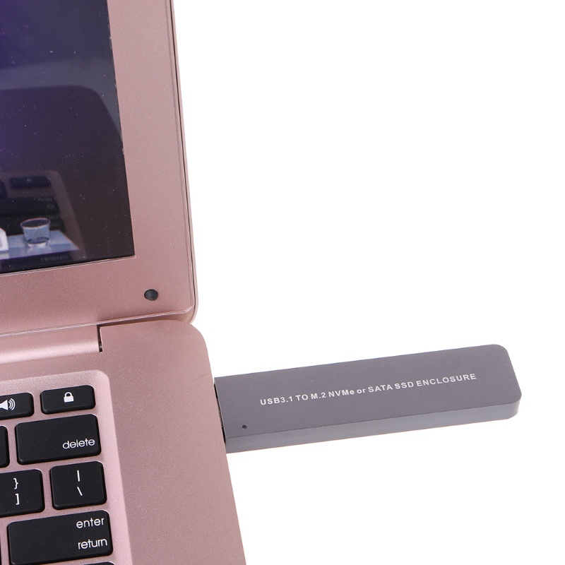 Mojito Type C USB 3.1 to M2 NVME SATA SSD Enclosure Adapter for PCIE NGFF Disk Box M.2