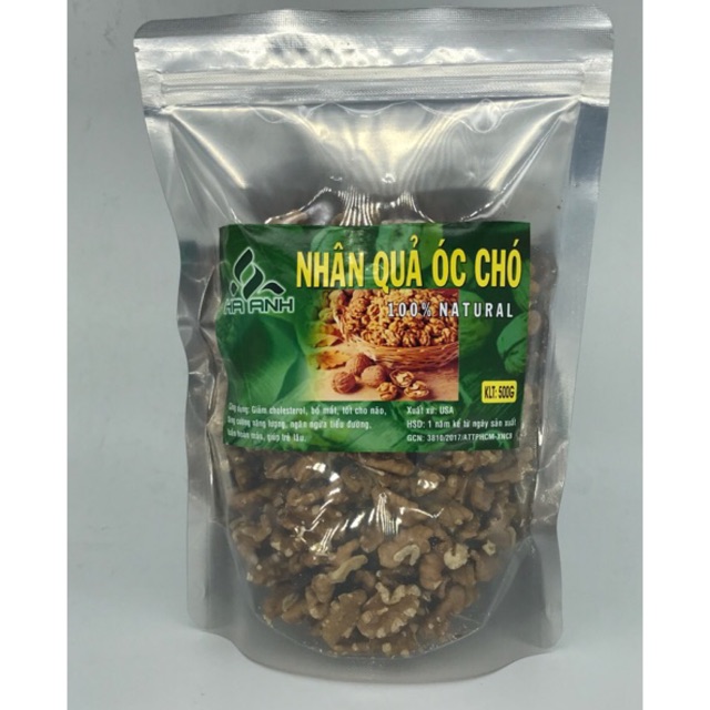 NHÂN QUẢ ÓC CHÓ 500gram