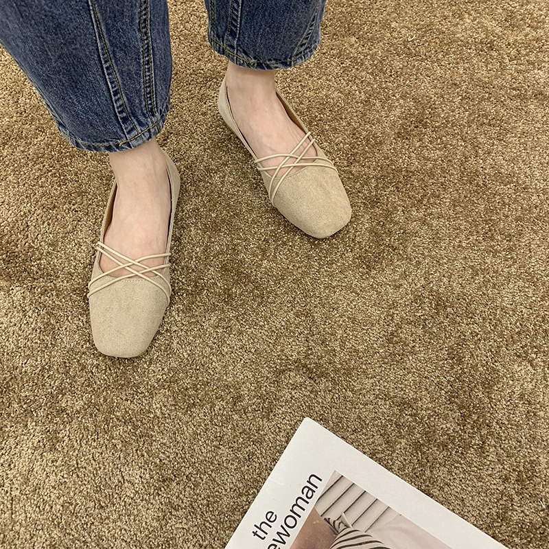 Giày Búp Bê, Giày Bệt Nữ Mũi Vuông, Giày Đế Bằng Ulzzang Thời Trang | BigBuy360 - bigbuy360.vn