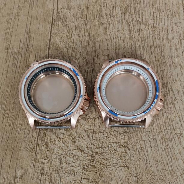 Ốp Bảo Vệ Bằng Thép Không Gỉ Màu Trắng / Đen Cho Đồng Hồ Thông Minh NH35 / 36