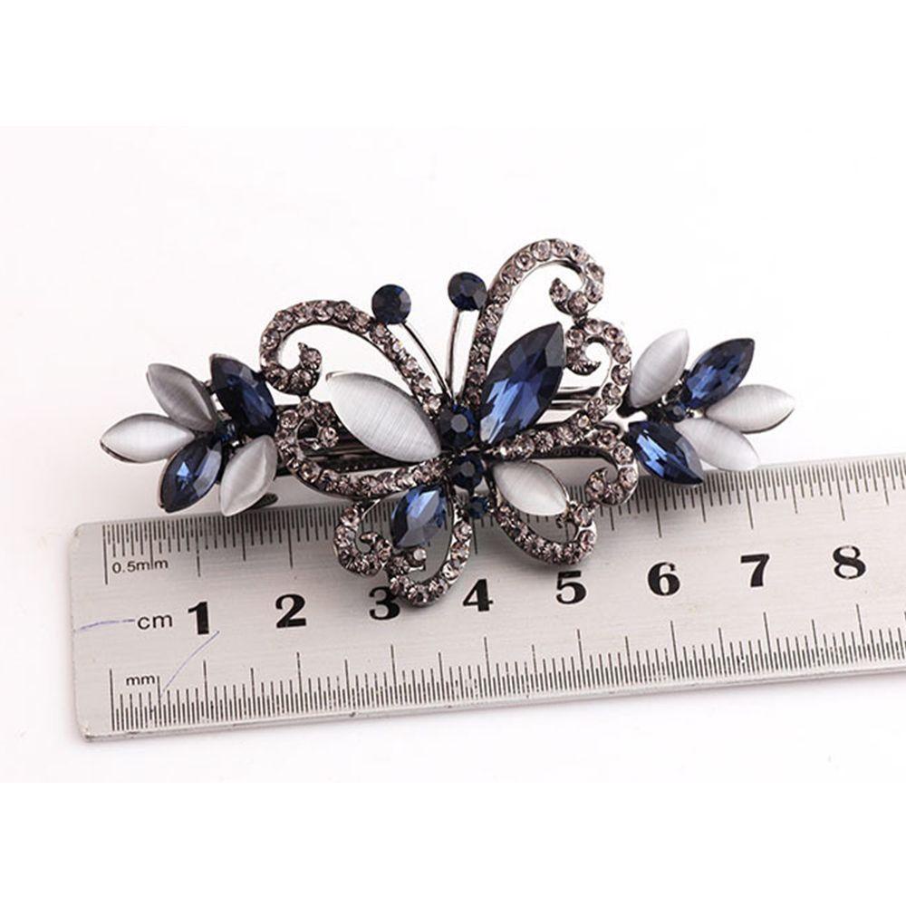 Kẹp Tóc Đuôi Ngựa Hình Bướm Phong Cách Retro Thanh Lịch Cho Nữ