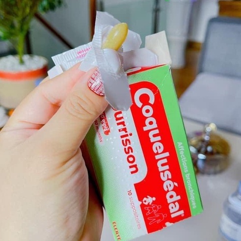 Viên Thảo Dược Nhét_Hậu_Môn Ho_ Đờm Coquelusedal Nourrisson cho bé 0-30 tháng