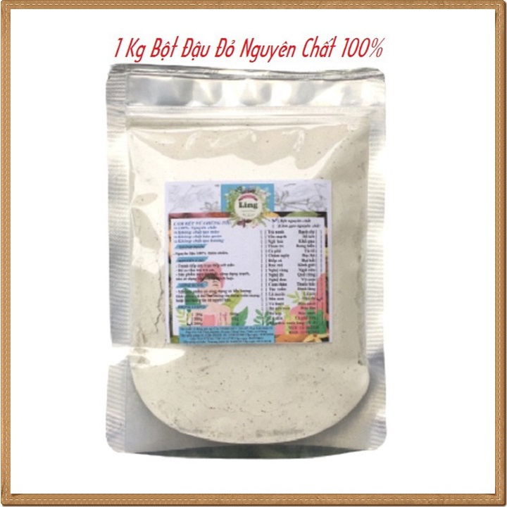 [Sỉ-Rẻ] Bột đậu đỏ 1 Ký nguyên chất thiên nhiên 100% có giấy VSATTP và ĐKKD dùng đa công dụng [Lẻ-Sỉ]