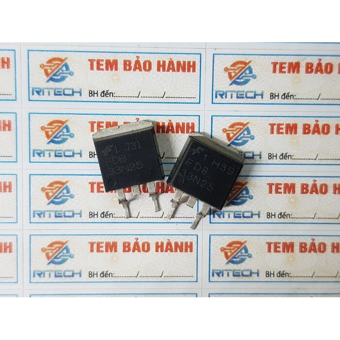FDB33N25, 33N25 Mosfet Kênh-N 250V/33A TO-263