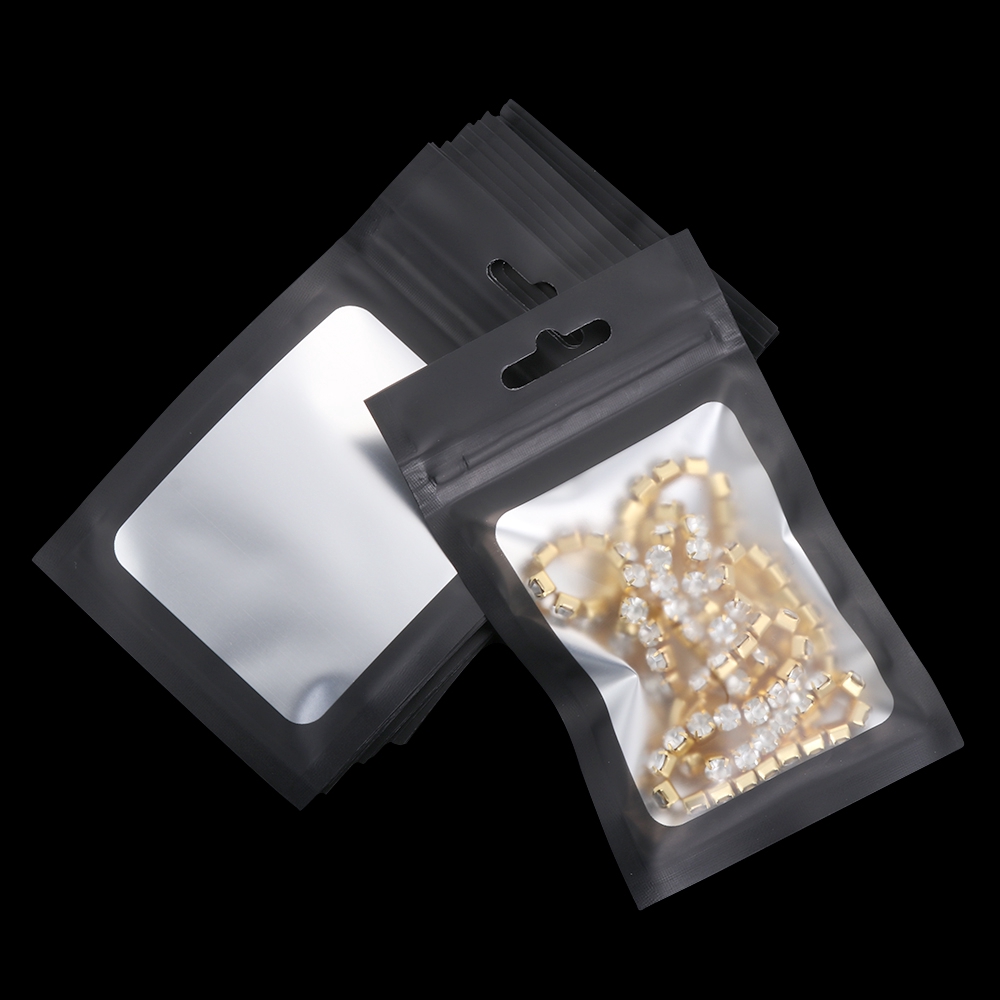 Set 20 túi dây khóa kéo đóng kín đựng hạt trà cà phê