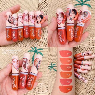 ( Chính hãng) set son kem lì cô gái kiss beauty