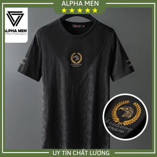[Hàng Siêu Cấp] Áo Thun Nam, Áo Phông Nam Hàng Hiệu Cao Cấp Đính Đá In Hình 3D Chất Mát 100% Cotton Chuẩn Form A5000