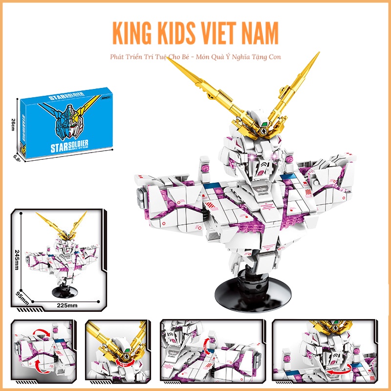 LEGO ROBOT Siêu Anh Hùng - Đồ Chơi Xếp Hình Lego Cho Bé - Sáng Tạo,Kiên Trì,Khéo Léo - King Kids Việt Nam