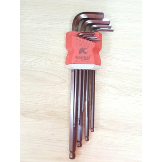 BỘ LỤC GIÁC ĐẦU BI KAPUSI TỪ 1.5 - 10MM
