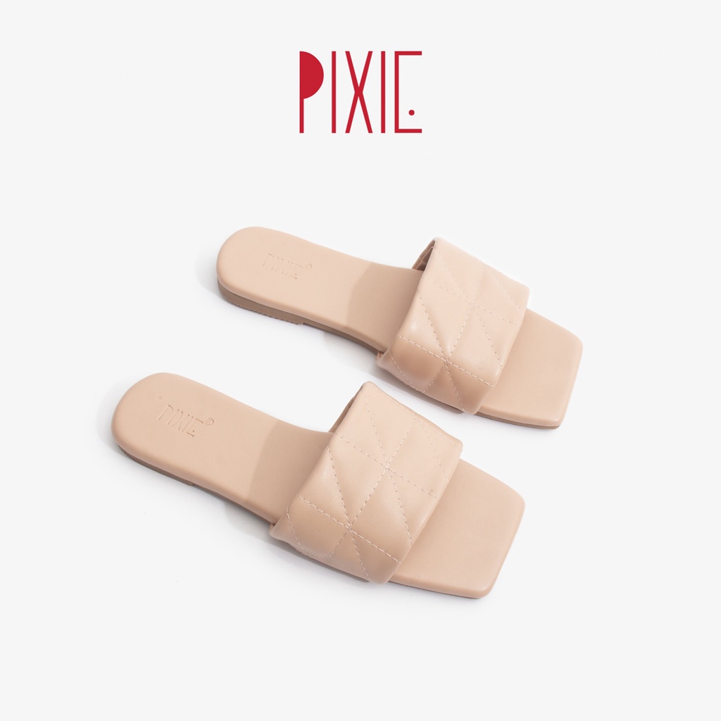 Dép Lê Bệt May Chần Chỉ Pixie X844