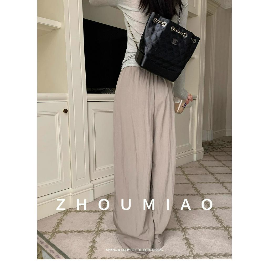 Quần Dài Ống Rộng Lưng Thun Co Giãn Thời Trang Dành Cho Nữ