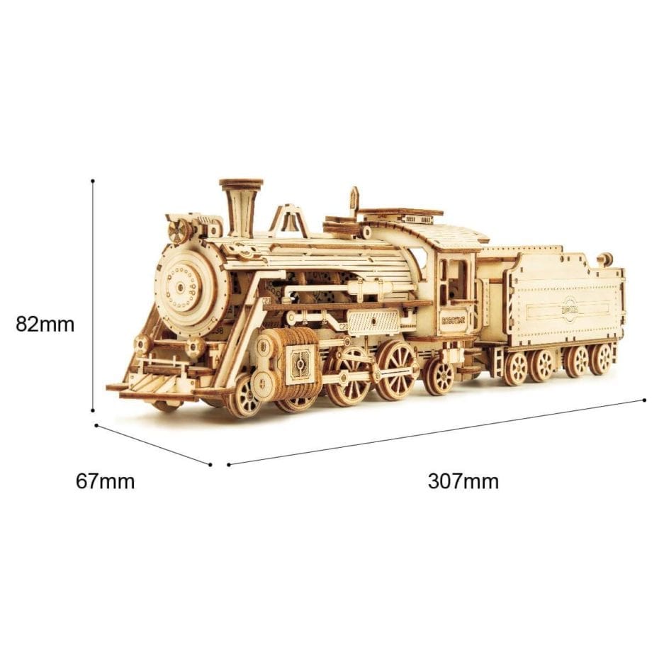 Mô Hình Gỗ 3D Lắp Ráp ROBOTIME Xe Lửa Prime Steam Express MC501