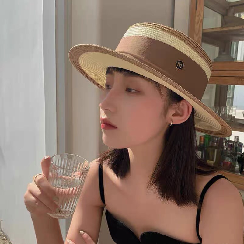 Mũ cói đi biển nam nữ vành rộng , nón cói chống nắng thời trang phong cách Hàn Quốc rẻ đẹp_MC9