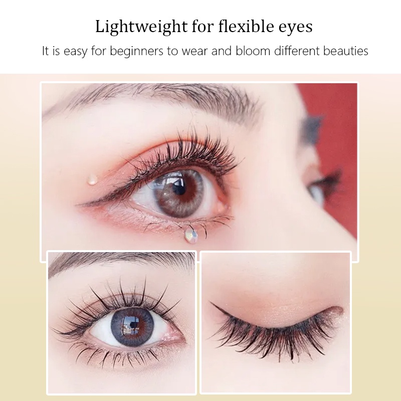 Hộp 60 cụm mi giả SUAKE trang điểm tự nhiên dễ sử dụng