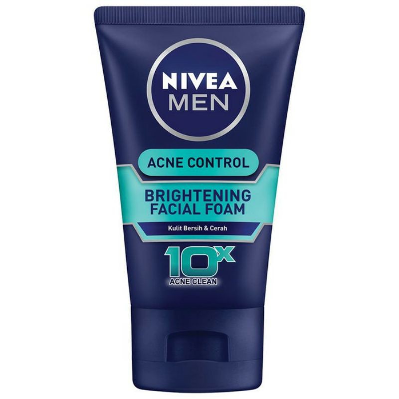 (Hàng Mới Về) Sữa Rửa Mặt Tạo Bọt Nivea Trị Mụn Làm Sáng Da Kiểm