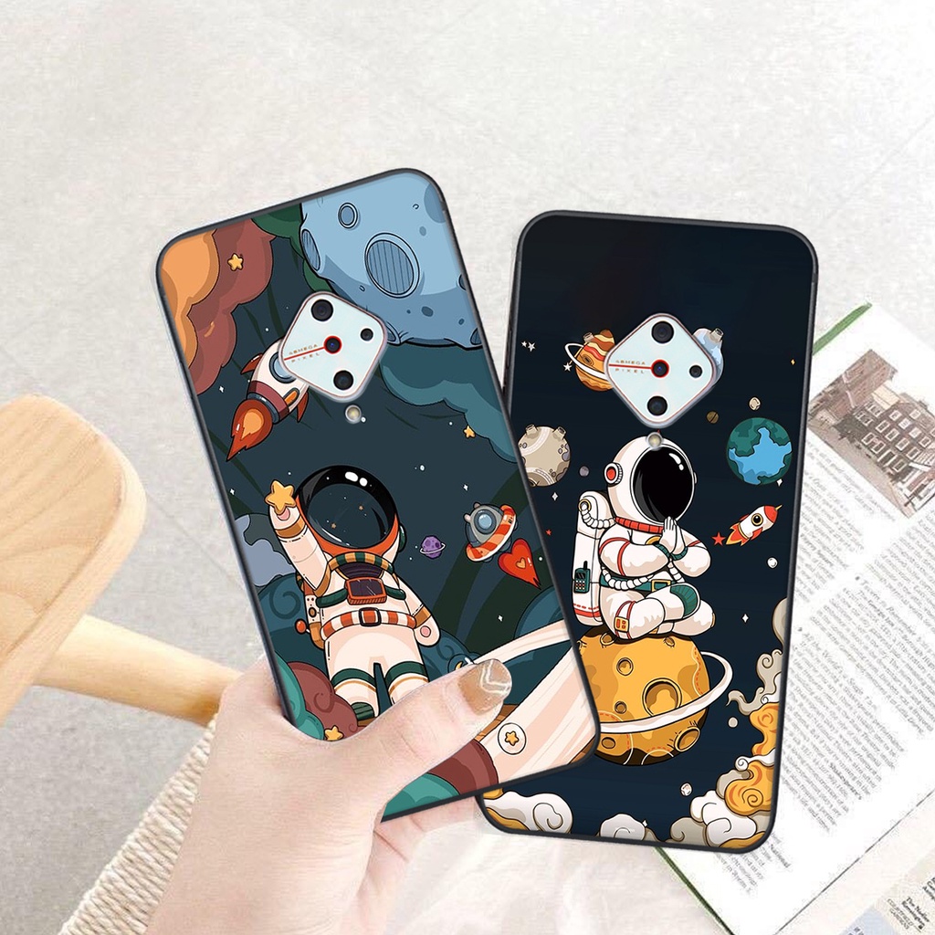 Ốp lưng Vivo S1 PRO in hình Gấu nâu - hồng, Gấu Be@rick  cực CUTE, DỄ THƯƠNG