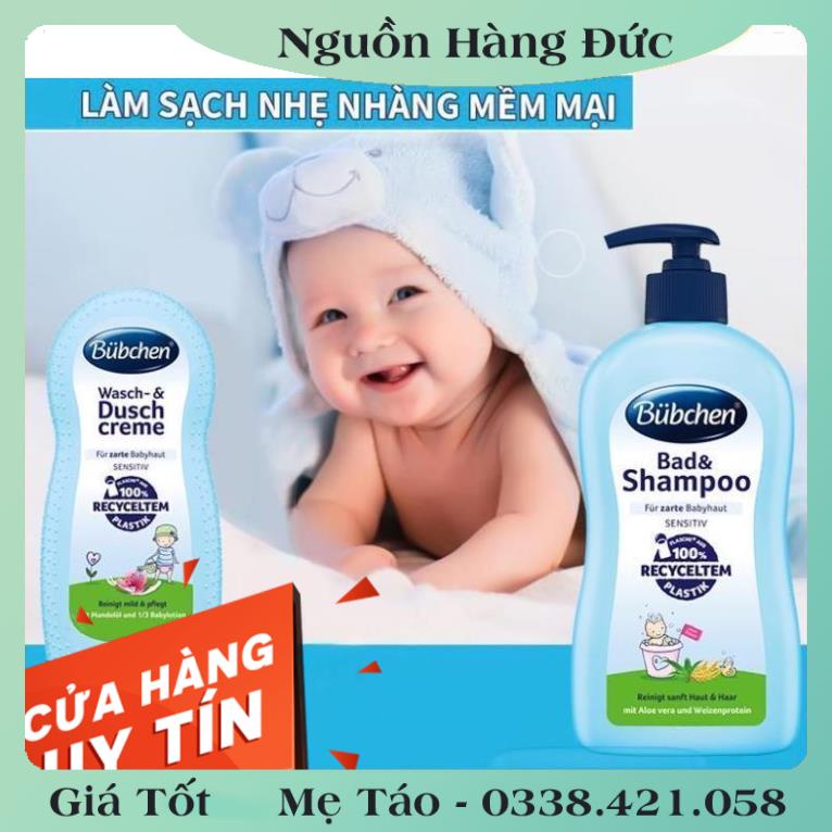 [auth] Sữa Tắm Gội Cho Trẻ Sơ Sinh Bubchen 400ml - Nội địa Đức Đủ Bill [Hot]