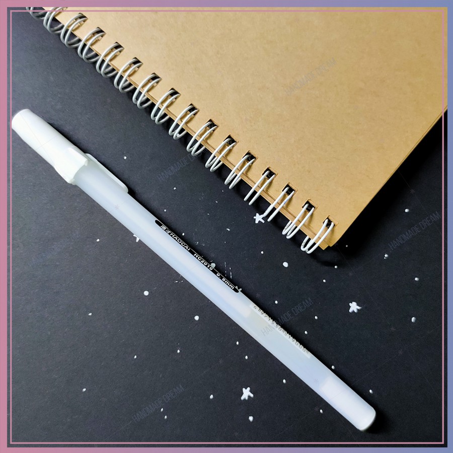 Bút Gelly Trắng Viết Note - Trang Trí - Vẽ