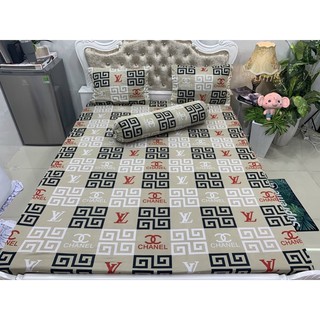 Bộ Drap Thun Hàn Quốc mát lạnh 4 món (Inbox nhiều mẫu lựa chọn)