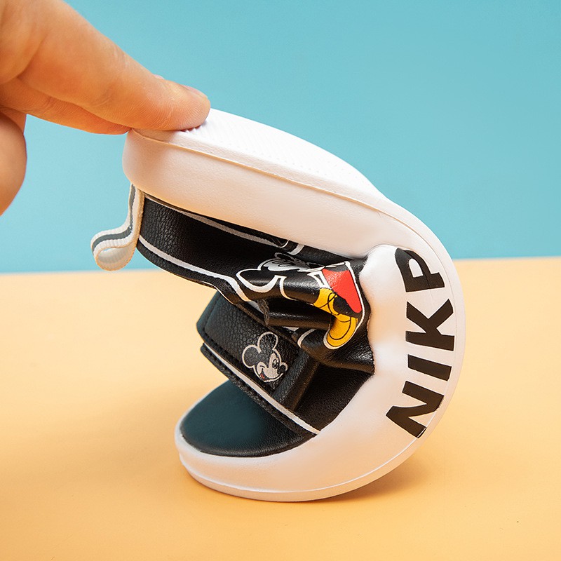 Giày sandal trẻ em ⚡ FREESHIP,HỖ TRỢ ĐỔI SIZE ⚡ thời trang thoáng khí cho bé trai, bé gái họa tiết Mickey siêu dễ thương